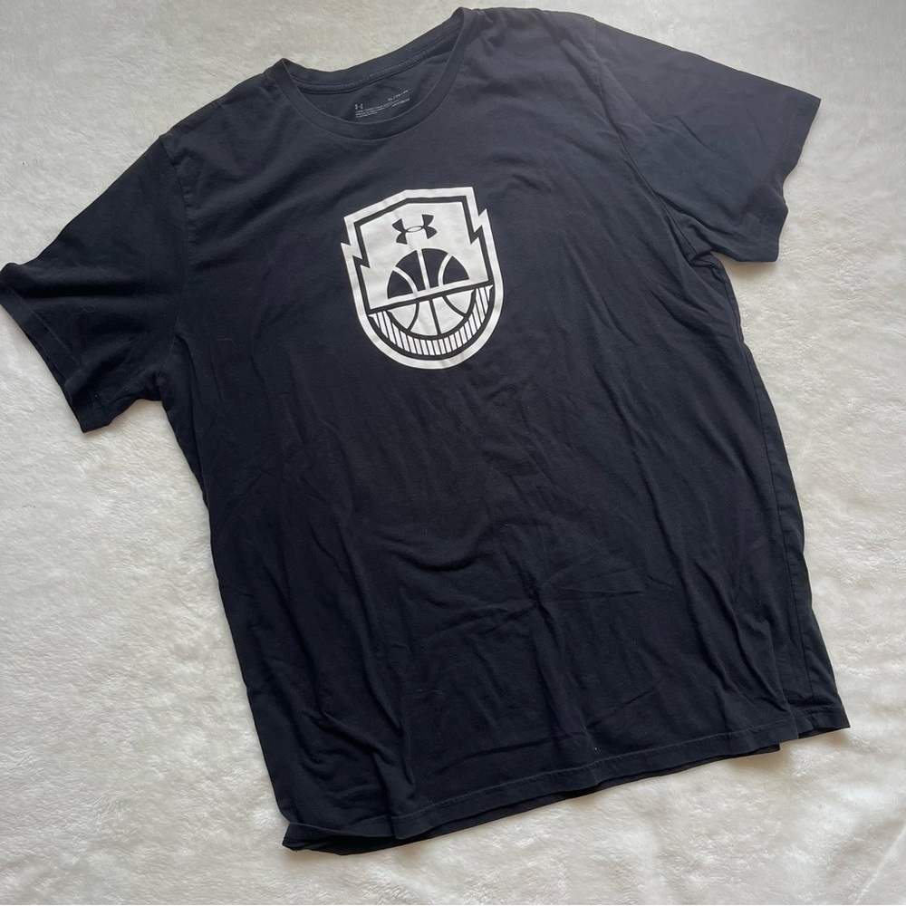 Under Armour Men's Black Short Sleeve Tee Shirt